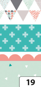 FOLIA® Washi Tape Set – Bild 2