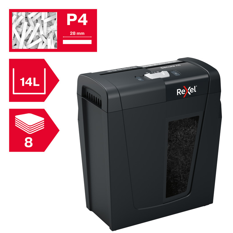 REXEL® Aktenvernichter Secure X8 – Bild 9