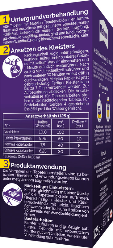 METYLAN Kleister Papier – Bild 2